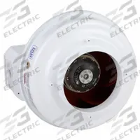 In-Line Duct Fan: 345 cfm Max., 6 in Duct, 116 W, 120V AC, 1 Ph, IP44, Plastic (MPN 56203). Key specifications — Includes: Mounting Bracket; Brand: FANTECH; Speed Controllable: Yes; High-Efficiency Motor: No; Nameplate Voltage: 120V AC; Number of Speeds: 1; Airflow @ 0.000 in SP - Range: 250 to 499 cfm; High-Efficiency Motor_Broad: Standard-Efficiency Motor.