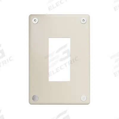 LEGRAND Wall Plate: Decorator-Rocker, 1 Gang, Ivory - Tamper-Resistant Wall Plates