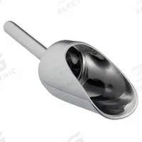 Scoop: Non-Sterile, Stainless Steel, 1.25 L Capacity - mL, 42 1/4 fl oz Capacity - oz, Silver, 316 (MPN F36738-1250). Key specifications — Material Grade: 316; Standards: GMP Compliant; Color: Silver; Product Type: Scoop; Brand: APPROVED VENDOR.