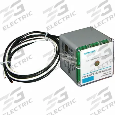 Siemens Surge Protection Device: Three Phase, 480V AC Delta, 1800V (L-G)/2000V (L-L) - Chase-Nipple External-Mount SPDs