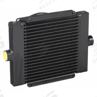 COOL-LINE Forced Air Oil Cooler: 16 hp Heat Removed, 50 gpm Max. Flow, 377 psi Max. Pressure, 12V DC (MPN D16-12). Key specifications — attr96059: SAE #16; attr96056: IP 68; attr96057: 12V DC; attr98919: COOL-LINE.