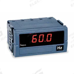 SIMPSON ELECTRIC Digital Panel Meter: 199.9 Display Span - Max, 120 V AC, 0.56 in Digit Ht - Max. (MPN F35-1-91-0). Key specifications — attr1042966: F35-1-91-0; attr1042969: +/-1.0% of Reading +/- 5 Count; attr1042981: Red; attr1042982: LED; attr1042990: Instructions; attr1042993: 4X; attr1043003: Digital Panel Meter; attr1043006: F35.
