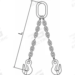 PEWAG Chain Sling: 9/32 in Chain Trade Size, 120 Chain Grade, Grab Hook, Steel, Fixed (MPN 7G120DOG/10). Key specifications — Brand: PEWAG.