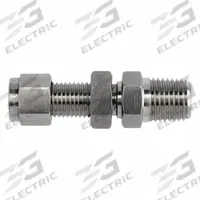 BRENNAN INDUSTRIES Compression Fitting Straight: 3/4 in OD x 3/4 in OD Fitting Size, Stainless Steel (MPN NS2706-LN-12-12-SS). Key specifications — Series: NS2706; Compatible Fitting Brands: Parker CPI; Brand: BRENNAN INDUSTRIES.