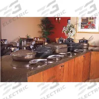 SPRING USA Soup Station: 6 qt Capacity, 13 3/4 in Overall Dia, 11 7/8 in Overall Wd, Hinged (MPN 2385-567/6). Key specifications — Manufacturer Part Number: 2385-567/6; Material: Stainless Steel; Sub-brand: Seasons; Product Type: Soup Station; Lid Attachment : Hinged; Brand: SPRING USA; NSF Certified: No; Color: Bronze.
