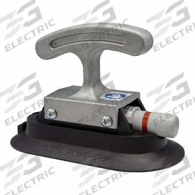 WOOD'S POWR-GRIP Suction Cup Lifter: Suction Cup Lifter, Concave, 40 lb Max Load Capacity - Handheld Manual Suction-Cup Lifters