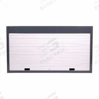 BETA Pegboard Wall Cabinet: 67 in x 6 in x 37 in, Roll Up, Recessed Pull Handle & Keyed, Gray, Steel (MPN C57P G). Key specifications — Duty Rating: Medium Duty; Cabinet Material: Steel; Assembled: Assembled; Cabinet Color: Gray; Brand: BETA.