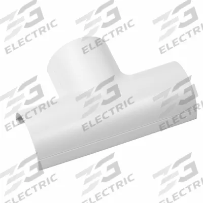 D-LINE Tee: D-Line Maxi Raceway 2 in x 1 in (50x25mm) Item 38G165, 2 in Wd, 1 in Ht - Tees for Nonmetallic Single-Channel Raceways