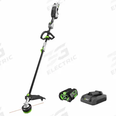 EGO Battery-Powered Power Head Kit: 16 in Cutting Wd, Straight Shaft, 43 in Shaft Lg - Battery-Powered String Trimmers