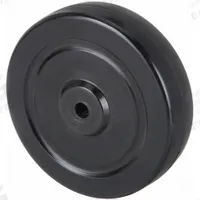 APPROVED VENDOR Caster Wheel: 5 in Wheel Dia., 1 1/4 in Wheel Wd, Rubber, 300 lb Load Rating, Rubber (MPN 416P23). Key specifications — Wheel Core Material: Rubber; Wheel/Tread Color: Black; Brand: APPROVED VENDOR.