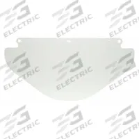 3M Face Shield Visor: 18 1/4 in Overall Wd, 9 in Overall Ht, Clear, Uncoated, Polyethylene (MPN 82581-00000). Key specifications — Material: Polyethylene; Brand: 3M.