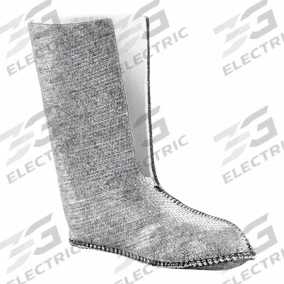 APPROVED VENDOR Boot Liner: Crew, 13 in, Women's, White, Wool, 5 For Women's Shoe Size - Max - Thermal Boot Liners