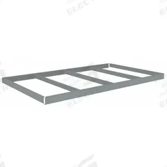 TENNSCO Shelf: 84 in x 48 in, 1,750 lb Load Capacity, Gray, Shelf (MPN ZLCS-8448). Key specifications — Includes: (4) Beams; Shelf Configuration: Single Straight; Color: Gray; Frame Material: Steel; Brand: TENNSCO; Frame Finish: Zinc Plated; Product Type: Shelf.