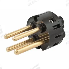 Replacement Insert: Male, 4 Pole, 5 Wire, 220/380V AC/240/415V AC, 16 A, IEC Grounding (MPN IN520EM). Key specifications — Brand: HUBBELL; Compatible Series: Heavy Duty; Gender: Male; Manufacturer Part Number: IN520EM.