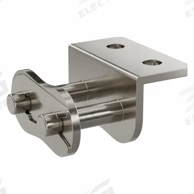 TSUBAKI Attachment Link: For Nickel-Plated Steel Roller Chains, A-2, 40, Single Strand - Attachment Links for ANSI Standard Chains