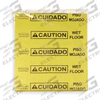 RUBBERMAID COMMERCIAL PRODUCTS Sorbent Pad: 61 7/16 oz Volume Absorbed Per Pad, Polypropylene, 22 PK (MPN FG425200YEL). Key specifications — Brand: RUBBERMAID COMMERCIAL PRODUCTS; Perforated: Not Perforated; Material: Polypropylene; Printed Message: Caution Wet Floor.