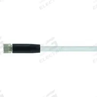 Cordset: M8 Female Straight X Bare Wire, 4 Pins, Gray, PVC, 7.5 m Cable Lg, 24 AWG Wire Size (MPN 7000-08061-2110750). Key specifications — Cable Jacket Color: Gray; End 1 Mounting Orientation: Straight; End 1 Gender: Female; End 1 Connection Type: M8; Cable Jacket Material: PVC; Brand: MURRELEKTRONIK; IP Rating: IP67; End 2 Connection Type: Bare Wire.