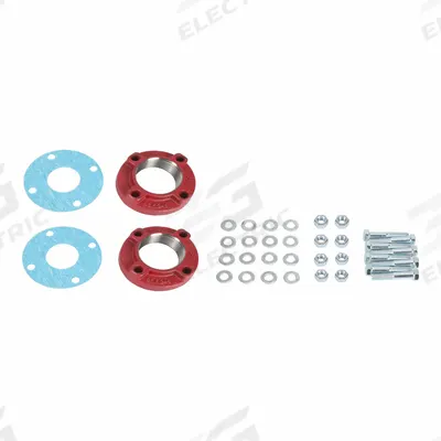 Grundfos Cast Iron Packaged Flange Set: 3 in, 91584912, 3 in NPT, Flange - Standard Flanges