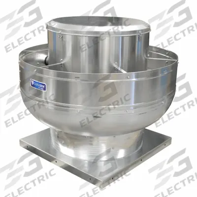 CANARM Upblast Exhauster: Belt Drive, Includes Drive Pack, 21 1/4 in Wheel, 4,792 cfm - Kitchen Air Belt-Drive Fans with Drive