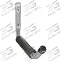 APPROVED VENDOR Hook: Nail-In, 50 lb Wt Capacity, 1 Points per Hook, Gray, 15 1/2 in Projection (MPN 4ERW3). Key specifications — Color: Gray; Finish: Painted; Material: Steel; Product Type: Hook.