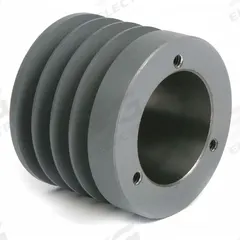 APPROVED VENDOR V-Belt Pulley: B34, 4 Groove, 3.75 in OD, Bushed Bore, SD, Quick Detachable (MPN 344B). Key specifications — Pulley Industry Number: B34; Pitch Diameter: 3 in (4L, A); For Belt Section (broad, with similar types): 5L, B, or BX.