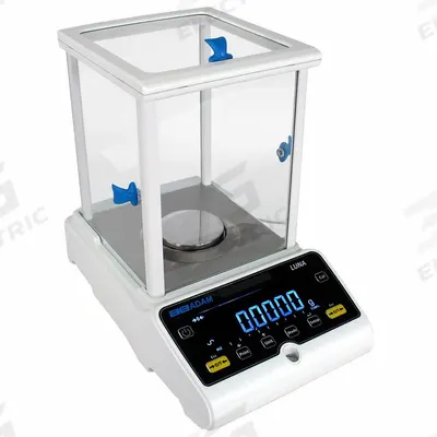 ADAM EQUIPMENT Analytical Balance: 120 g Capacity, 0.0001 g Readability, 0.0002 g Repeatability - Analytical Lab Balances