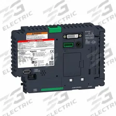 SCHNEIDER ELECTRIC Display Module: 12 to 24V DC, Modbus/Modbus TCP/IP/Uni-Telway, Ethernet/USB (MPN HMIG5U22). Key specifications — attr1075166: Uni-Telway; attr1075199: 12 to 24V DC.