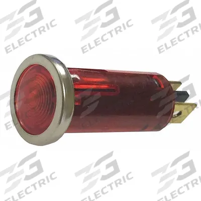 BATTERY DOCTOR Stop/Turn/Tail Light: LED, Stop Light, Red, Round, 1/2 in Overall Dia - Stop Lights