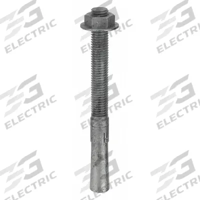 MKT FASTENING Wedge Anchor: 7 in Overall Lg, 5/8 in Dia, 5/8"-11 Thread Size, 4 in Thread Lg - Steel Wedge Anchors