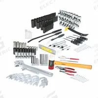 PROTO Master Set: 173 Total Pcs, Metric/SAE, 1/2 in/1/4 in/3/8 in Socket Drive Size (MPN JCS-MAS-6A). Key specifications — attr538253: PROTO; attr548973: (1) Hose Clamp Plier; attr548974: (6) Mini Screwdrivers; attr548975: (6) Drive Tools; attr548983: (9) Angle Open End Wrenches.