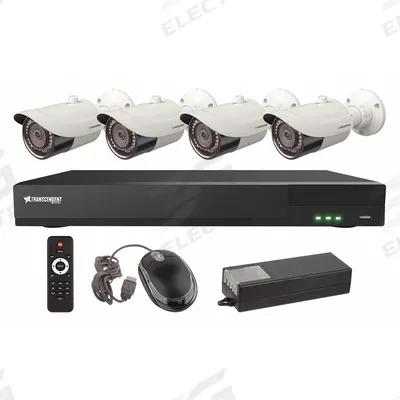 VITEK Video Surveillance Digital Systems: Bullet, 4 Cameras Included, 2.8 mm Max Focal Lg - Video Surveillance Digital Systems w/ Cameras