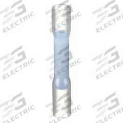 VELVAC Butt Splice Connector: Blue, Nylon with Heat Shrink, For Wire Size 16 AWG – 14 AWG, 600 V (MPN 30330). Key specifications — Brand: VELVAC.