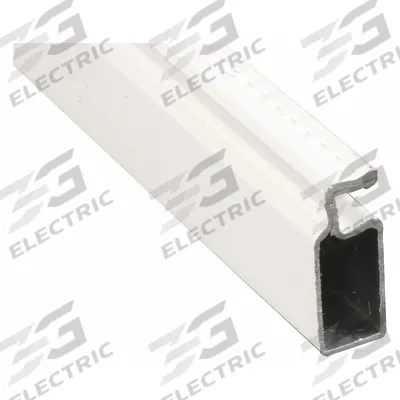 MAKE-TO-FIT Frame: Frame, 5/16 in Overall Ht, 72 in Overall Lg, 3/4 in Overall Wd, White - Screen Door Hardware