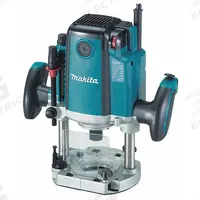 MAKITA Router: Full-Size, Plunge Base, 3.25 hp, Variable Speed, 22,000 RPM, 1/4 in_1/2 in Collet (MPN RP2301FC). Key specifications — attr326433: Soft-Start; attr241172: Router; attr217717: 120V AC; attr217680: MAKITA.
