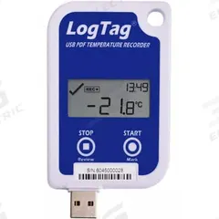 LOGTAG Data Logger: -22°F to 140°F, -30°C to 60°C, UTRID-16, Temp, 140°F Max Dew Point Measured, USB. Key specifications — Interface: USB; Parameters Measured: Temperature °C; Brand: LOGTAG; Features: Ideal for Multi-Stage Distribution Channels Involving Bulk through to “last-mile” Stages; Software Options: No Software Required; Data Logger Type: Temperature.