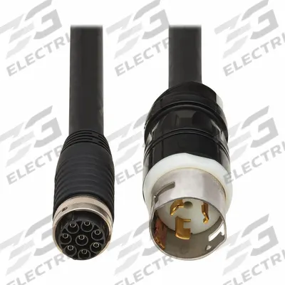 EATON TRIPP LITE Power Cord: 10 ft Cord Lg, Non-NEMA, 50 A Max Current - Power Cords & Splitters for PDUs