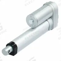 NTN Actuator: 112 lbf Rated Load, 100 mm Stroke, 24V DC, 20:1, 0.21 in/sec at Full Load (MPN ND3L-24-20-100-IP65-A206). Key specifications — Gear Ratio: 20:1; Nut Material: Plastic.