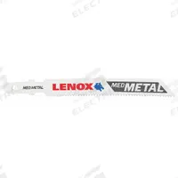 LENOX Jigsaw Blade: 18, 3 5/8 in Blade Lg, Bi-Metal, Bi-Metal, T Shank, Ferrous Metals/Steel, 3 PK (MPN 1991598). Key specifications — attr1097716: Thin Metal; attr1097715: Bi-Metal; attr1097719: 18; attr1097721: Bi-Metal; attr1097728: LENOX.