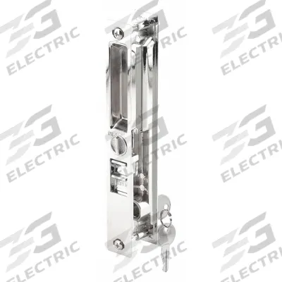 PRIME-LINE Sliding Door Lock: 15/16 in Lg, 15/16 in Wd - Recessed Handles for Sliding Doors
