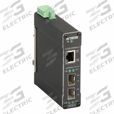RED LION Ethernet Switch: Unmanaged, DIN Rail, 1 Ports, RJ45 - DIN Rail-Mount Ethernet Switches