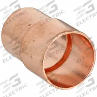 NIBCO Sweat Fitting Coupling: 1 1/2 in CTS x 1 1/4 in CTS, FTG x FTG, Wrot Copper (MPN C6002-11/2x11/4)