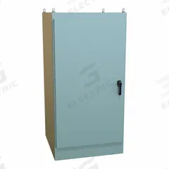 HAMMOND Electrical Enclosure: Steel, 72 in x 36 in x 36 in, NEMA 12, Solid Cover, Hinged (MPN 1418Y36). Key specifications — Brand: HAMMOND; Closure Method: Handle; Knockouts: Not Included.
