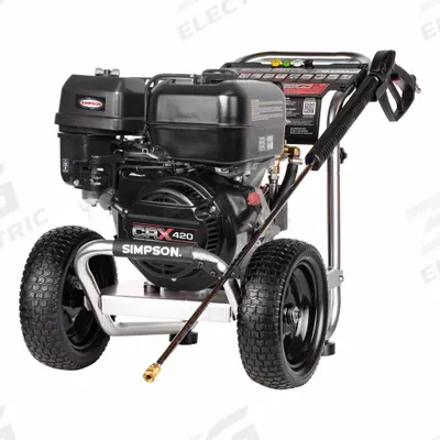 SIMPSON Industrial Rental Pressure Washer: Heavy Duty, Cart, 4,400 psi, 4 gpm - Cold Water Pressure Washers