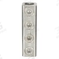 BURNDY Mechanical Connector: For Wire Size 3/0 AWG – 500 kcmil, 4 Wire Terminations (MPN AMS500). Key specifications — Brand: BURNDY; For Wire Material: Aluminum.