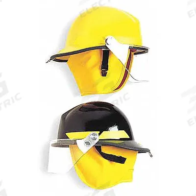 BULLARD Fire Helmet,Black,Modern: Chin Strap