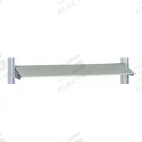 PRO-LINE Upper Shelf: 72 in Overall Wd, 12 in Overall Dp, Gray, Steel, Includes Mounting Hardware (MPN DNAMS1272). Key specifications — Includes Mounting Hardware: Yes; Color: Gray.