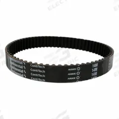 CONTINENTAL Timing Belt: One Side, Curvilinear, Conti® Hawk PD, 14 mm Pitch, 55 mm Top Wd, 275 Teeth (MPN 20262937). Key specifications — Industry Number: 3850 14M 55; Brand: CONTINENTAL.