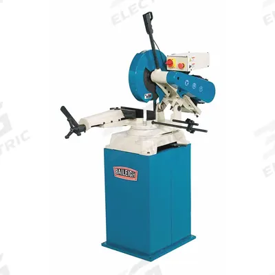BAILEIGH INDUSTRIAL Cut-Off Machine: 14 in Blade Dia., 4,300 RPM Max. Blade Speed, 220V AC - Cabinet Style Cut-Off Machines