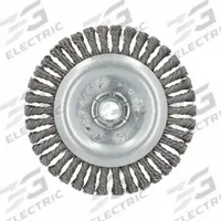APPROVED VENDOR Wire Wheel Brush: Twisted Steel, 5 in Dia, 5/8"-11 Arbor, 0.02" Fill (MPN 66254443277). Key specifications — Brand: APPROVED VENDOR.