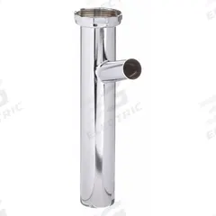 APPROVED VENDOR Tailpiece: Brass, Chrome, Silver, 1 1/2 in Nominal Pipe Size, 8 in Overall Lg (MPN 1PNV1). Key specifications — Finish: Chrome; Includes: Nut and Washer; Brand: APPROVED VENDOR.